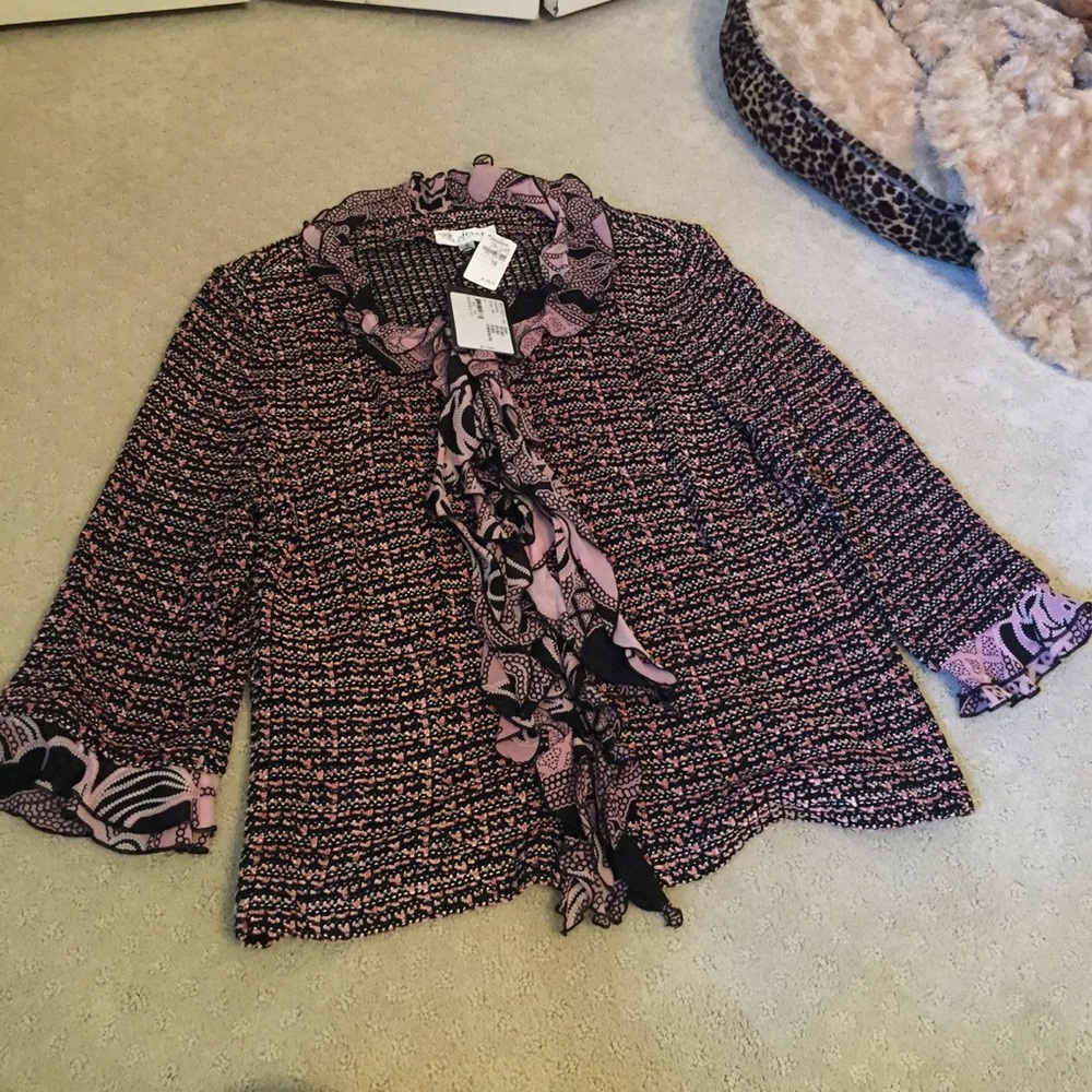 St John pink tweed jacket.